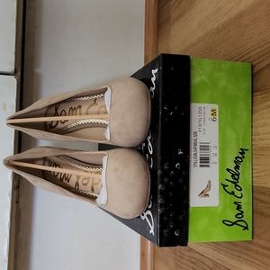 New - Sam Edelman Suede Chunky Heel